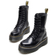 JADON HI smooth leather platform boots black