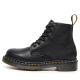 101 leather  lace up boots black