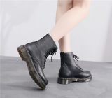 1460 women's pascal virginia leather boots black