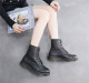101 BEX smooth leather ankle boots black