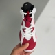 Nike adult Air Jordan 6 Retro Carmine (2021) (Premium)