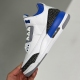Nike adult air Jordan 3 Retro Racer Blue （Premium）white