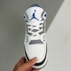 Nike adult air Jordan 3 Retro Racer Blue （Premium）white