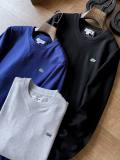 Pique Crewneck Cotton Sweatshirt 2022 new black