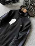 Sport Zip Up Sweater Set Cotton Casual Sweatshirt + Sweatpants black