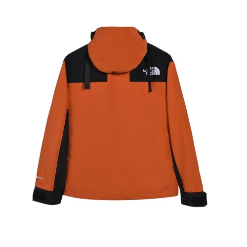 TNF adult Double layer fleece lining Light Jacket windbreaker orange