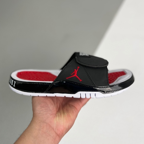Nike adult Air Jordan Hydro 11 black white red