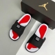 Nike adult Air Jordan Hydro 11 black white red
