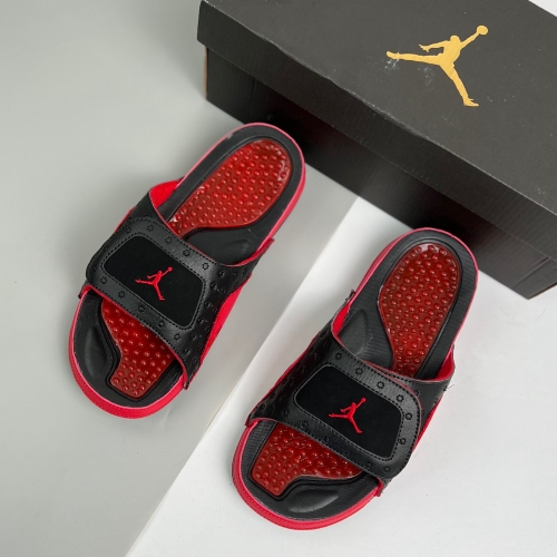 Nike adult Air Jordan Hydro XIII 13 Retro black red