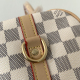 LV Speedy Bandouliere handbag white grey 30*16*19 41526