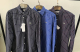 adult Men's Regular-Fit Long-Sleeve mens casual Oxford black Plaid Shirt H943#