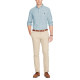 adult Men's Regular-Fit Long-Sleeve mens casual denim shirt light Multicolor H830