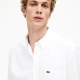 adult Men's Regular-Fit Long-Sleeve mens casual shirts with pocket white H9007