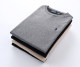 adult men's long-sleeve crew neck colored cotton sweater