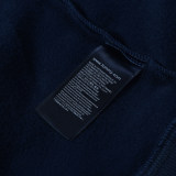 adult mens Long Sleeve Hooded plush sweater dark blue 808