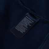 adult mens Long Sleeve Hooded plush sweater dark blue 808