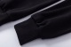 adult womens crew neck long sleeve sweater black