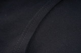 adult long sleeve hooded sweater black