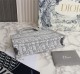 Dior Book Tote Oblique Embroidery Gray 22.5248cm