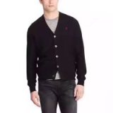 adult men's long-sleeve Colored cotton sweater coat