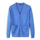 adult men's long-sleeve Colored cotton sweater coat