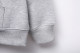 classic printed cotton fleece hooded sweatshirt grey YC7318