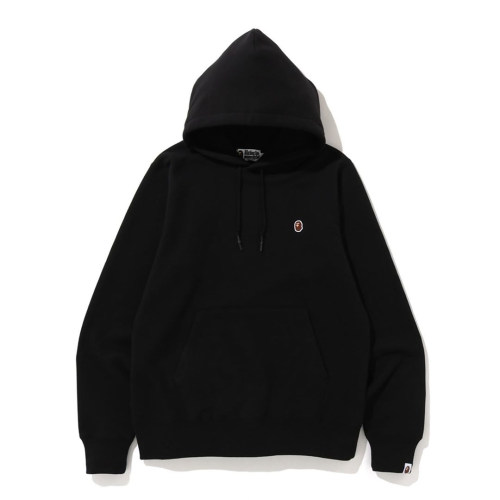 One Point Pullover Hoodie black SC841