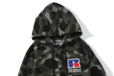 x Russell Color Camo College Pullover Hoodie black grey HDCP6753