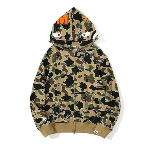 Sta Camo Shark Full Zip Hoodie yellow HDCP6773