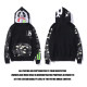 City Camo Panda Full Zip Hoodie black HDCP6765