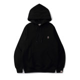 One Point Pullover Hoodie black SC841