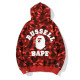 x Russell Color Camo College Pullover Hoodie red HDCP6753