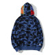 1st Camo Shark Full Zip Hoodie blue HDCP6767