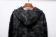 Classic camouflage print cotton fleece hooded sweatshirt black grey YC7319