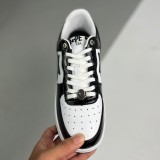 Sta low Patent Leather Black White