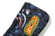 Color Camo Shark Wide Full Zip Double Hoodie blue HDCP6696