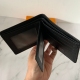 LV Men's Genuine Leather  Extra Capacity Slimfold  Wallet black 11*9.5 60223