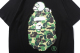 ABC Camo Big Ape Head Baby Milo Tee Street T-Shirt black green HDCP1817