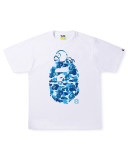 ABC Camo Big Ape Head Baby Milo Tee Street T-Shirt white blue HDCP1817