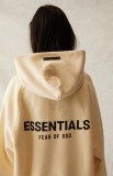 adult Autumn and Winter Hooded sweater beige 76-F347