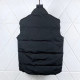 adult men's winter Down vest black