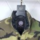 adult men's winter Down vest green camouflage