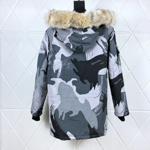 adult down jacket grey camouflage 08