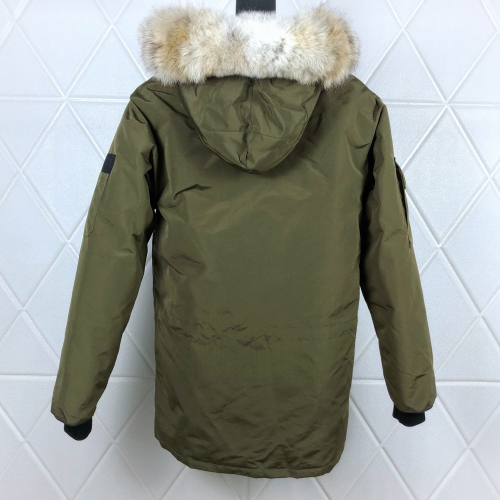 adult down jacket olive green 08