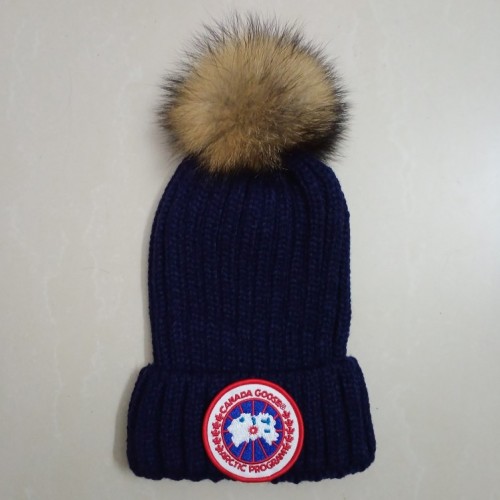 women's Ribbed Knit Cap Fur Pom Cuffed Beanie Winter Soft Warm 02
