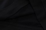 Printing hoodie black