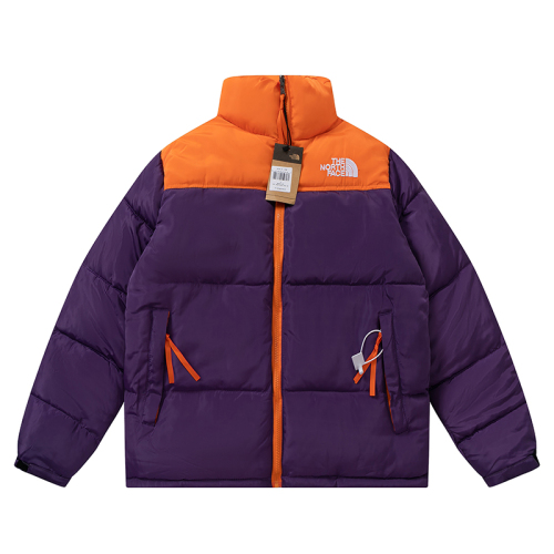 autumn winter down jacket orange Purple