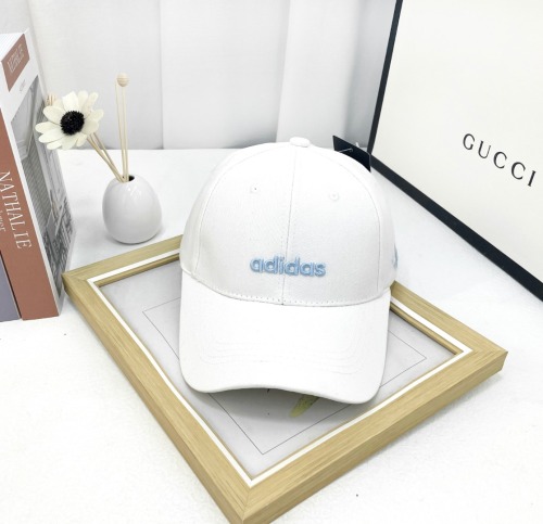 cotton adjustable baseball cap breathable workout hats unisex 3+2-4-Adidas