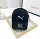 cotton adjustable baseball cap breathable workout hats unisex 305-5-PUMA