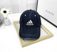 denim adjustable baseball cap breathable workout hats unisex 304-7-Adidas